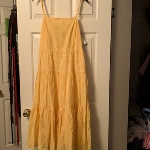 Chaps yellow summer dress